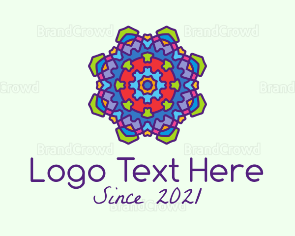 Decorative Jewel  Mandala Logo