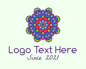 Kaleidoscope - Decorative Jewel  Mandala logo design