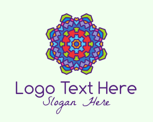 Decorative Jewel  Mandala  Logo