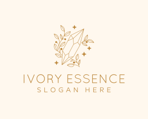 Ivory - Elegant Radiant Gem logo design