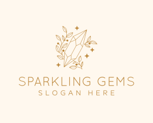 Elegant Radiant Gem logo design