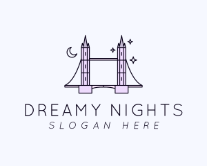 Tower Bridge Night logo design