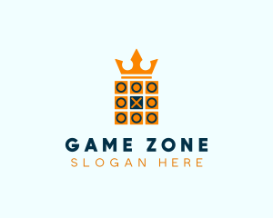 Board Game Crown logo design