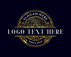 Luxury - Elegant Vine Leaf logo design