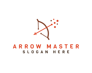  Archery Bow Arrow logo design