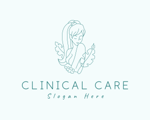 Natural Woman Body logo design