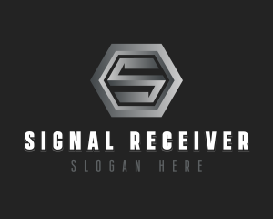 Modern Industrial Letter S logo design