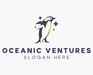 Wildlife Penguin Animal logo design