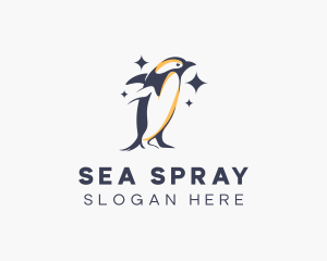 Wildlife Penguin Animal logo design