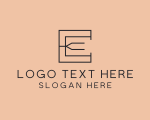 Professional Company Letter E logo design