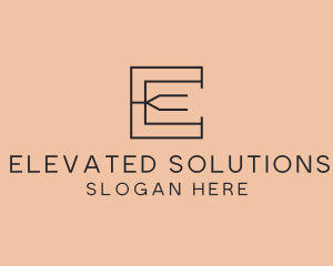 Professional Company Letter E logo design