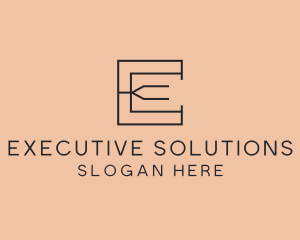 Professional Company Letter E logo design