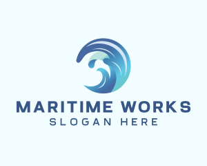 Ocean Wave Resort  logo design