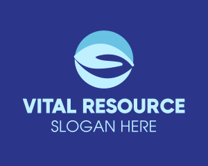 Resource - Water Globe Hand logo design