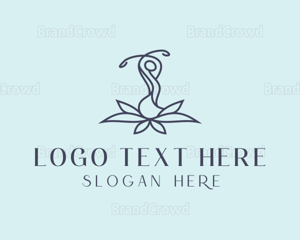 Yoga Lotus Healing Logo