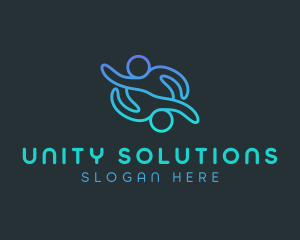 Human Teamwork Support logo design