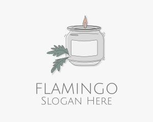 Fragrant Candle Jar  Logo