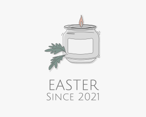 Fragrant Candle Jar  logo design