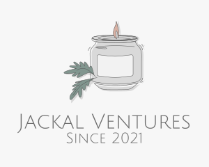 Fragrant Candle Jar  logo design