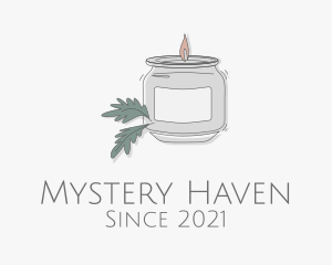 Fragrant Candle Jar  logo design