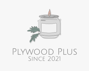 Fragrant Candle Jar  logo design