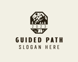 Outdoor Pathway Mountain logo design