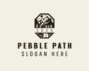 Outdoor Pathway Mountain logo design