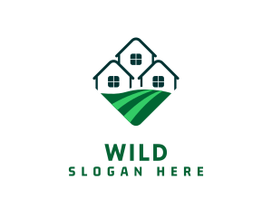 Home - Farming Field Realty logo design