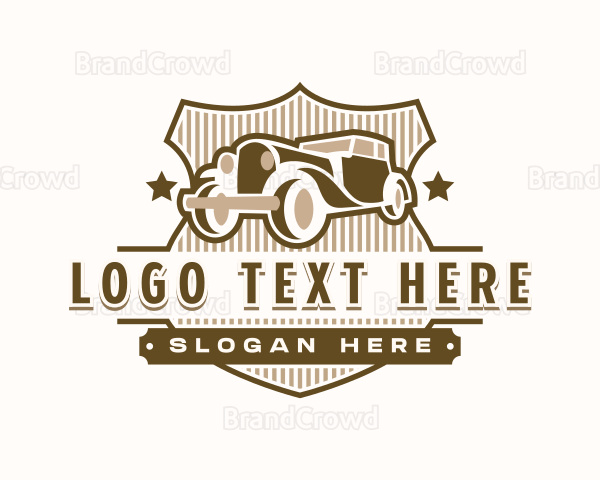 Vintage Car Dealership Logo