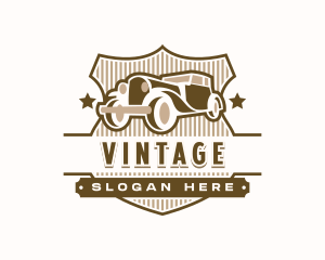Vintage Car Dealership logo design