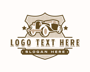 Restoration - Vintage Car Dealership logo design