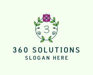 Floral Flower Wellness Spa logo design