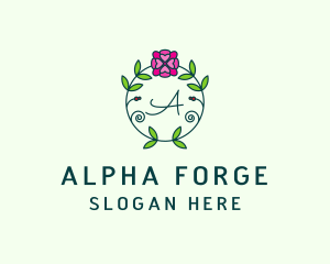 Floral Flower Wellness Spa logo design