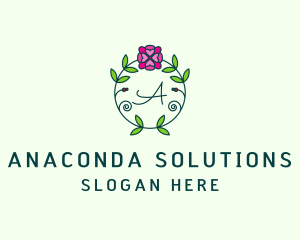 Floral Flower Wellness Spa logo design