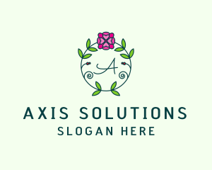 Floral Flower Wellness Spa logo design