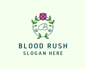 Floral Flower Wellness Spa logo design