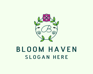 Floral Flower Wellness Spa logo design