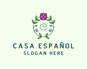 Floral Flower Wellness Spa logo design