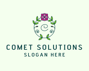 Floral Flower Wellness Spa logo design