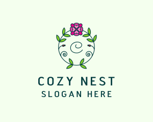 Floral Flower Wellness Spa logo design