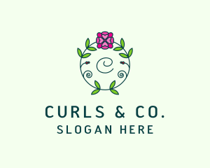 Floral Flower Wellness Spa logo design