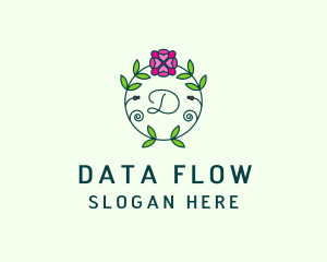 Floral Flower Wellness Spa logo design