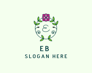 Flowering - Floral Flower Wellness Spa logo design