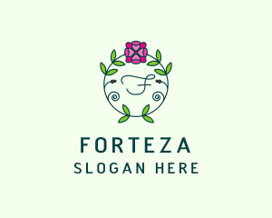 Floral Flower Wellness Spa logo design