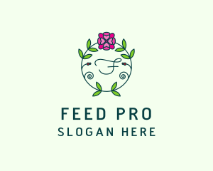 Floral Flower Wellness Spa logo design