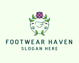 Floral Flower Wellness Spa logo design