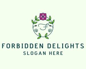 Floral Flower Wellness Spa logo design