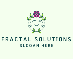 Floral Flower Wellness Spa logo design