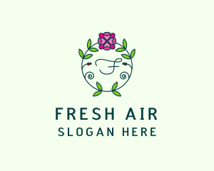 Floral Flower Wellness Spa logo design