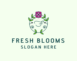 Spring - Floral Flower Wellness Spa logo design